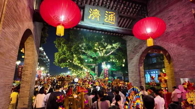 佛山传统活动行通济 通济桥