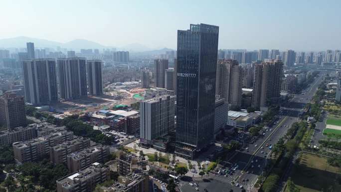 珠海香洲一方云顶写字楼航拍