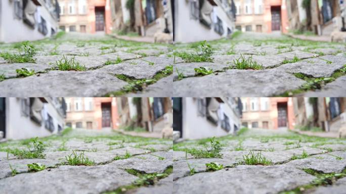 质感石砌街道，轻松展现出磨损且独特的美学魅力。