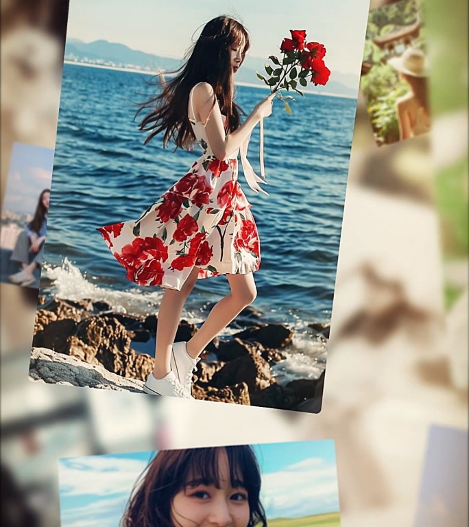 竖屏翻页电子相册企业周年纪念册