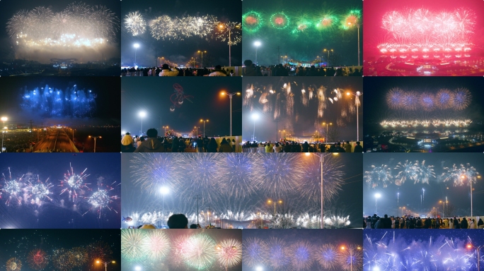 浏阳烟花 哪吒烟花秀 浏阳焰火浏阳烟花秀