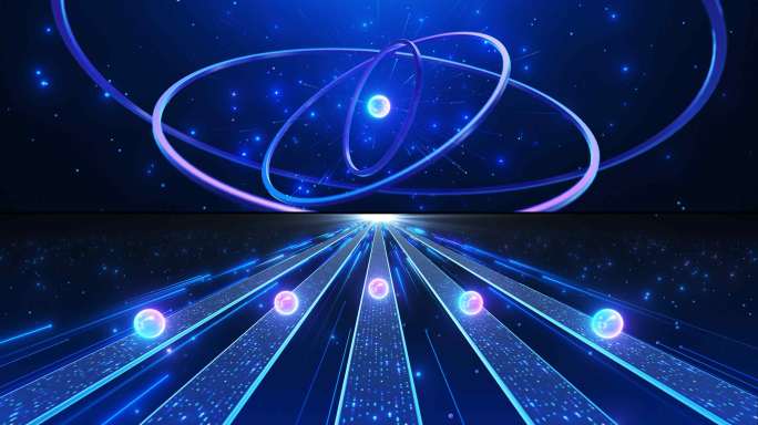 震撼科技粒子大会启动片头