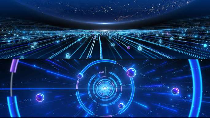 震撼科技粒子大会启动片头