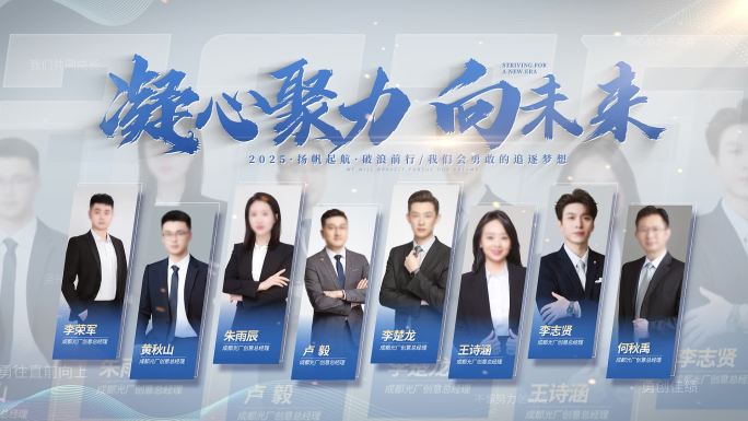 简约大气人物展示  企业商务人物介绍