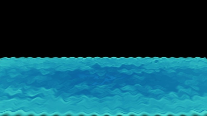 卡通河水