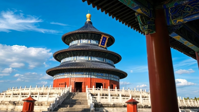 北京古建筑故宫角楼天坛钟鼓楼合集