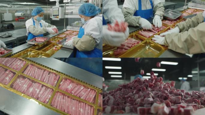 牛肉卷牛肉粒加工