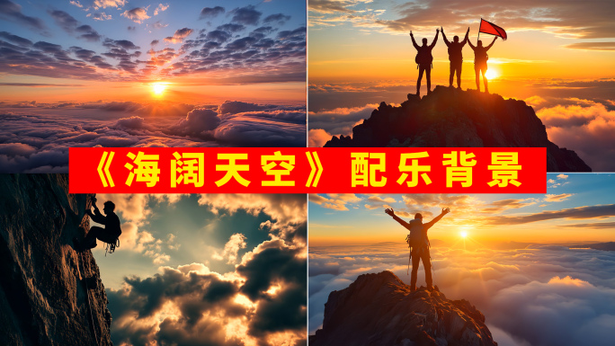 4k《海阔天空》信乐团配乐背景