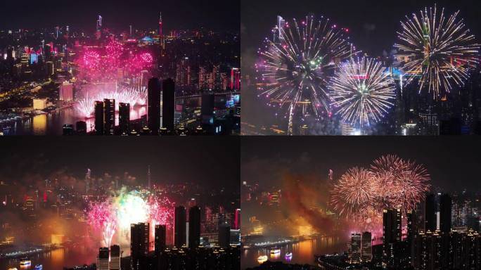 2025广州白鹅潭新年烟花汇演