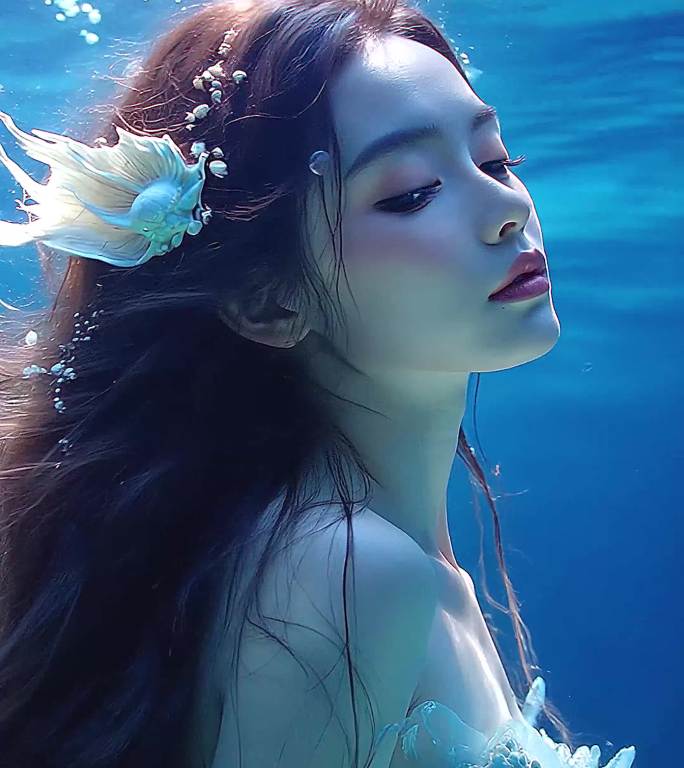 美女水中游高清