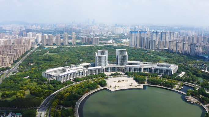 无锡市中心三阳广场崇安寺运河高架延时