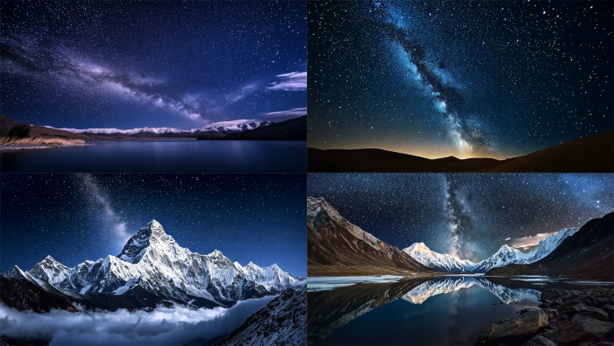 星空银河延时摄影风光合集