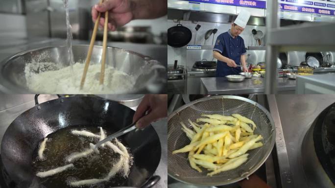 特色美食炸银鱼