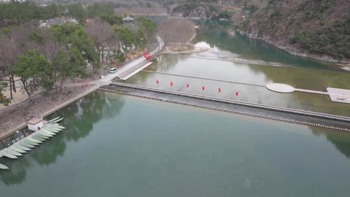 4K永嘉风景航拍永嘉书院