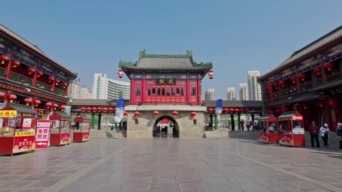 天津古文化街桂发祥十八街麻花泥人张戏楼