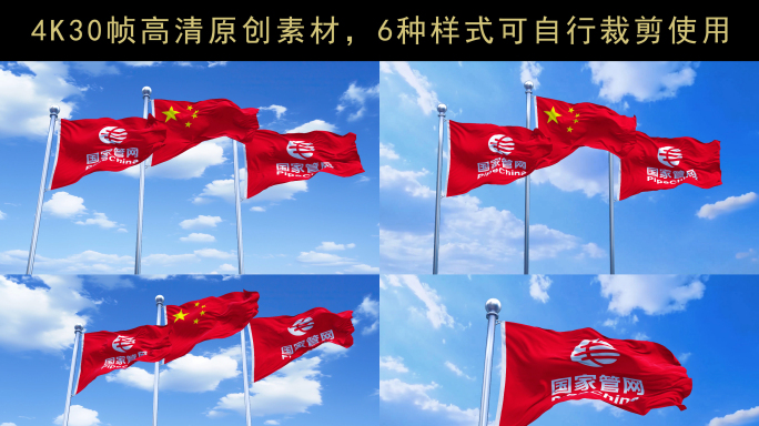 国家管网旗帜