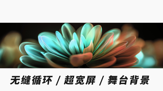 全息花绚丽花瓣舞美花瓣【宽屏循环】