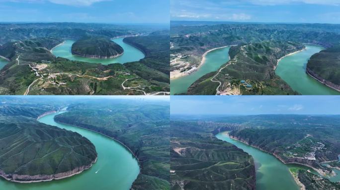 准格尔太极湾 几字弯  老牛湾黄河大峡谷