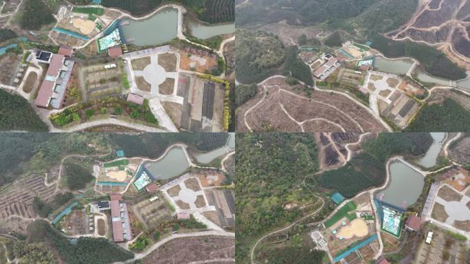 4K航拍广西上林大庙江景区