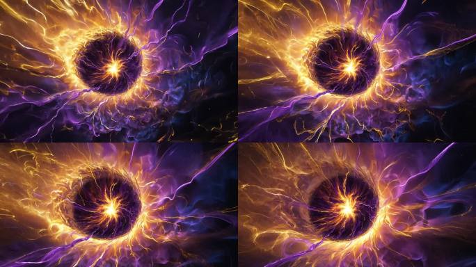 金色能量爆发奇点