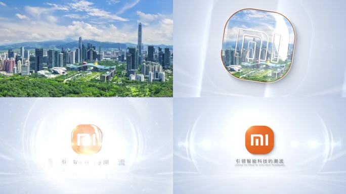 简洁logo演绎无插件AE模板