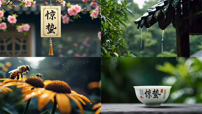 惊蛰时节下雨植物生长万物复苏大合集