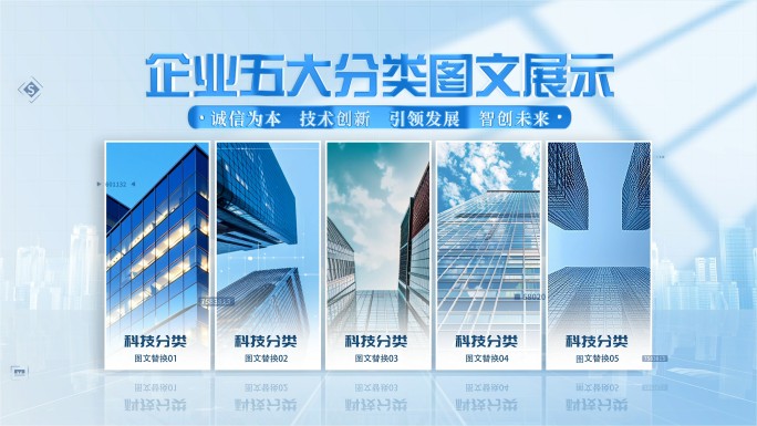 企业图文分类展示