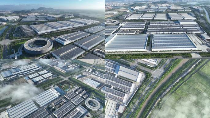 新能源产业园区航拍