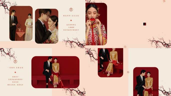 《月映红梅》新中式婚礼视频（加长版）