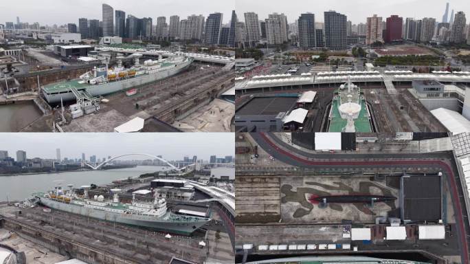 4K 远望1号远洋测量船 上海潜艇展览馆