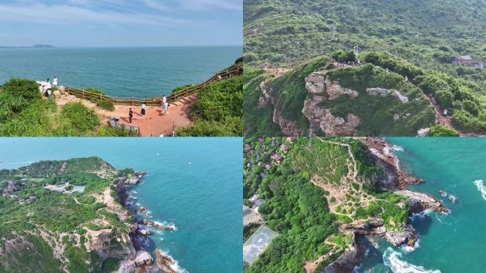 深圳鹿嘴山庄杨梅坑海岸线风光航拍合集