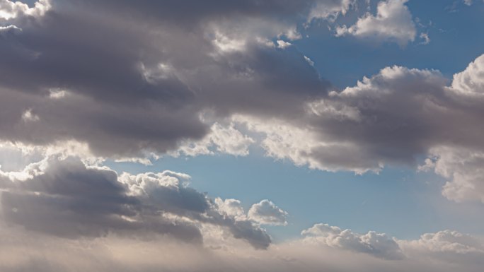 云层变幻的天空