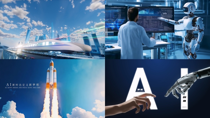 科技强国与未来探索高端宣传片片头