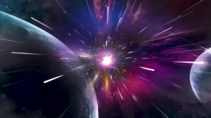 宇宙穿梭时空隧道星云宽屏背景1