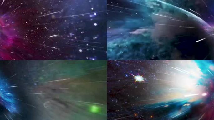 宇宙穿梭时空隧道星云宽屏背景1