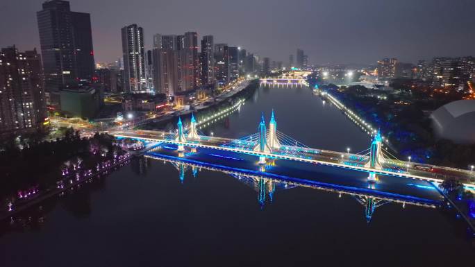 北京城市副中心大运河夜景