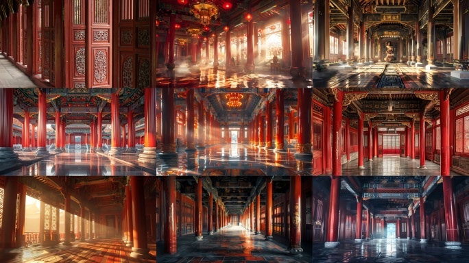 中国古代宫殿 大殿 殿堂