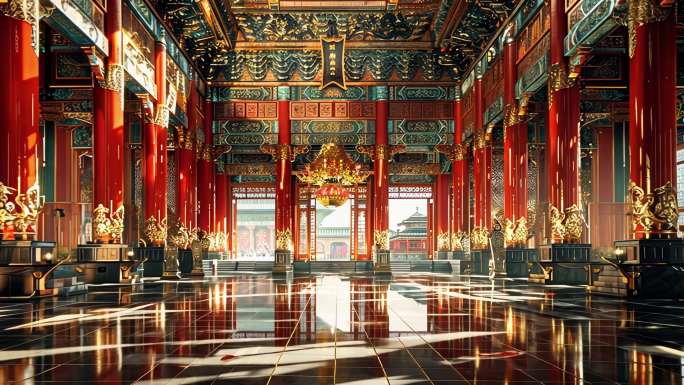 中国古代宫殿 大殿 殿堂