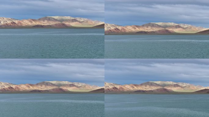 4K宁静湖泊山景风光