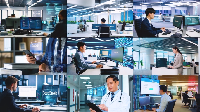 Deepseek改变各行各业AI科技办公