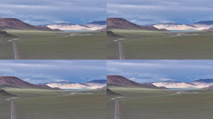 4K高原公路景观航拍