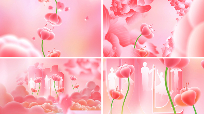 38三八妇女节片头AE模板宣传片开场3