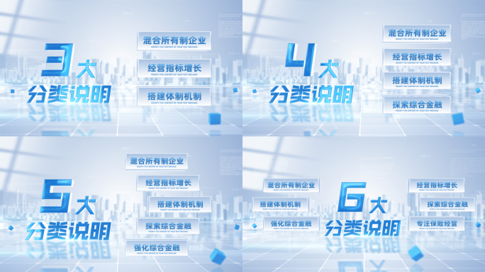 企业分类说明展示