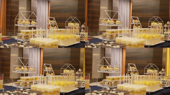 精致甜点自助餐台