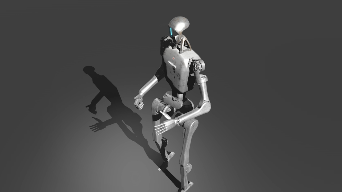 人形机器人行走展示2.5K高码率