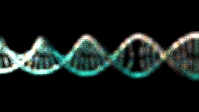 DNA双螺旋结构动画高码率超清
