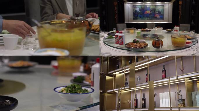 女贪官高档饭店会所接受宴请场景07