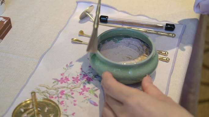 香道表演与香篆制作