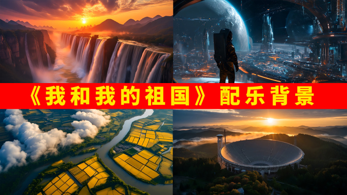 宽屏《我和我的祖国》配乐背景
