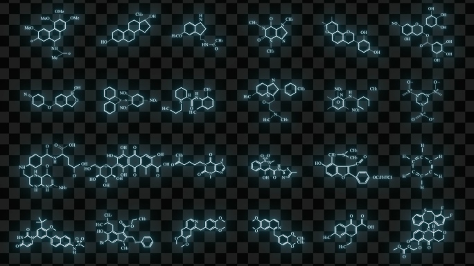 24款化学符号生长动画